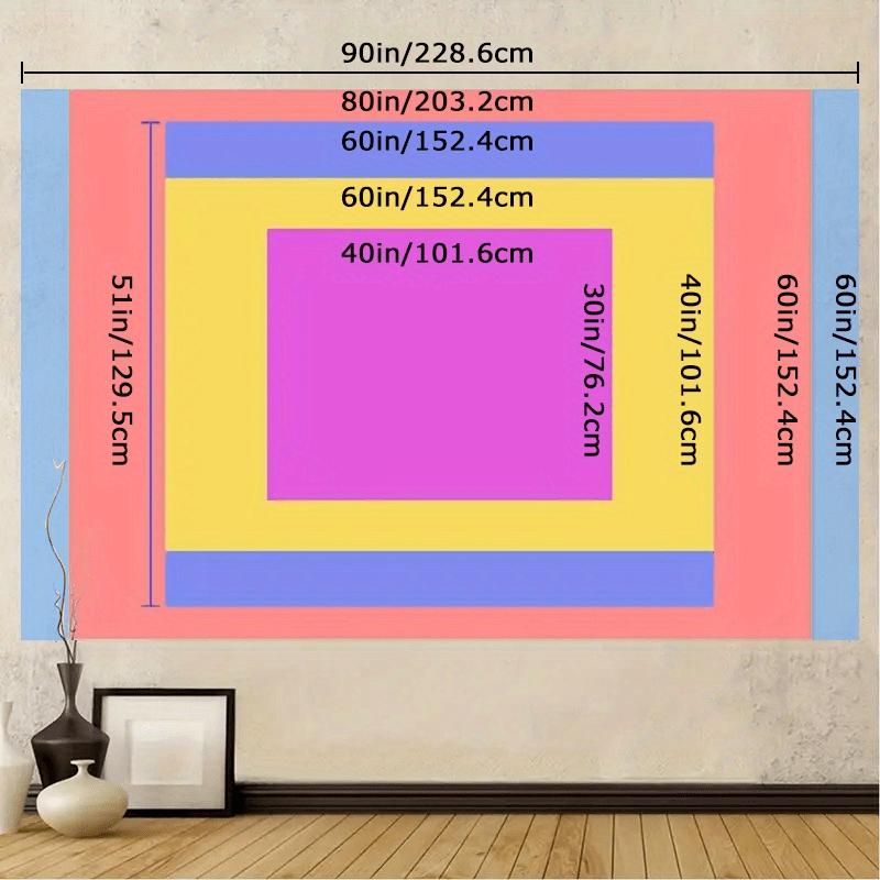 1pc Sunflower Print Tapestry Multi Size Living Room Bedroom Wall Art Decoration Machine Washable Background Cloth Space Pendant