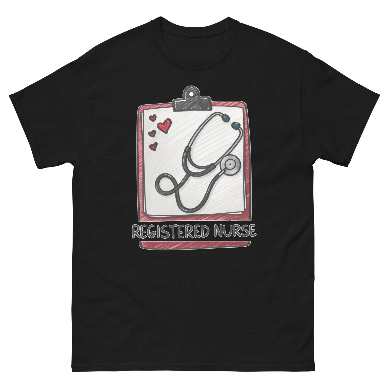 Футболка с надписью «Зарегистрированная медсестра» L