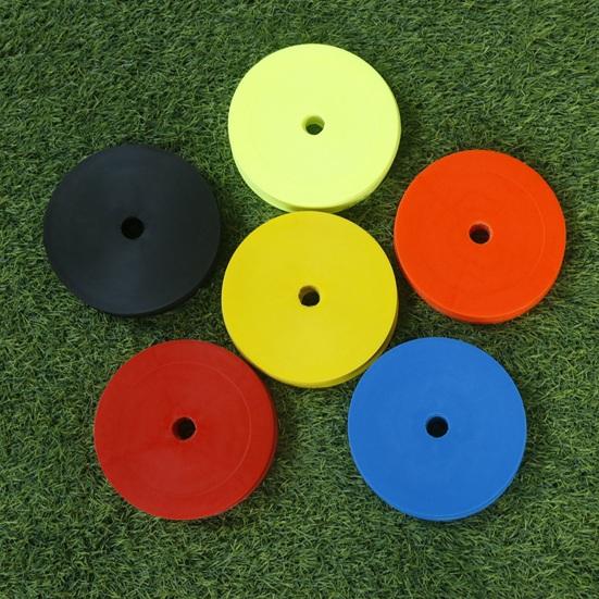 Football Training Mark Plate Non-slip Training Vibrant Color Soccer Training Obstacle Round Disc