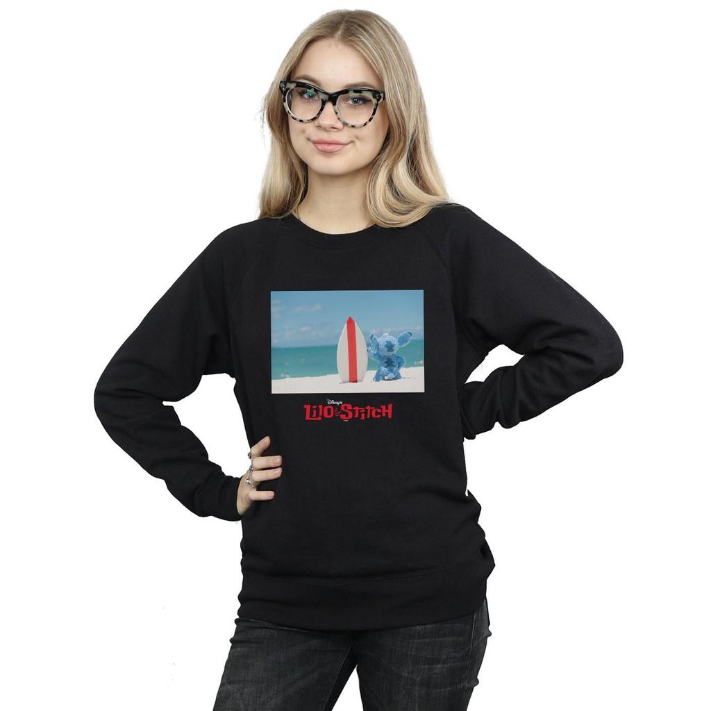 Disney Womens/Ladies Lilo And Stitch Surf Beach Sweatshirt