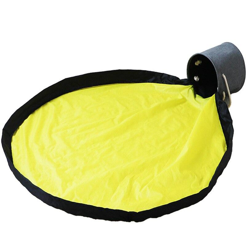 

Ведро для хранения игрушек, набор, карман, сумка для хранения детских игрушек, коврик для быстрой организации конструктора, мешок на шнурке, пылезащитный, 1 шт. серый