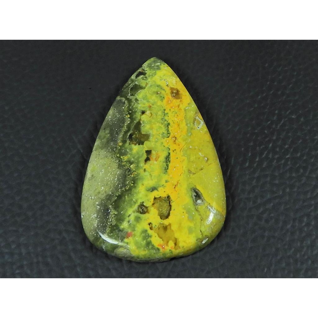 30X47MM Natural Bumble Bee Jasper Pear Shape Cabochon Loose Gemstone 68Cts. G-551