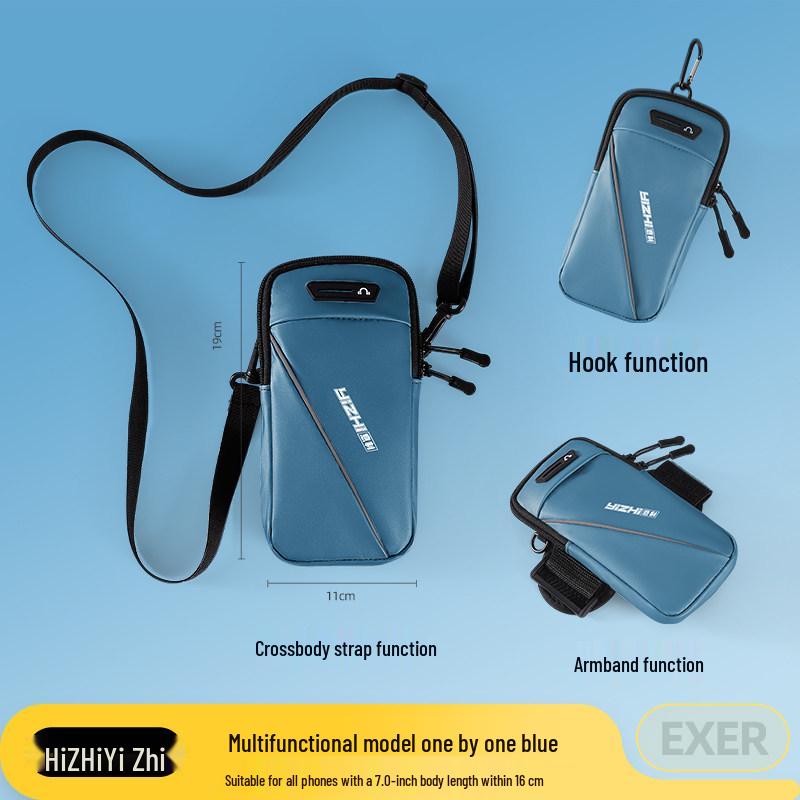 Waterproof Sports Armband for Phones - Thin Fitness Sleeve & Wrist Bag for Men and Women
