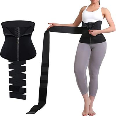 Dámský sportovní a fitness tvarující pasový pás Břišní zábal Stahovací pasový pás Břišní pás Gumička Pásek Pás
