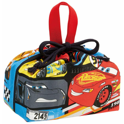 

Skater Children s Lunch Box Drawstring Bag, Cars 20, Disney, Made in Japan, KB7-A