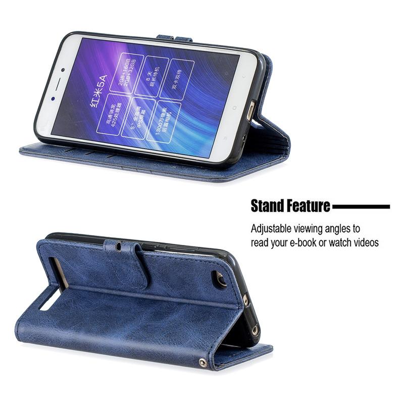 Pouzdro na Pro Xiaomi Redmi 5A 5 Plus 5plus a Pouzdro Peněženka Magnetický Kožený Kryt Pro Xaomi Redmi Note 5Pro 5 Pro Vyklápěcí Telefon Coque