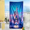 Winter Snowman Adventure Beach Towel High Absorbency & Quick-Dry Comfortable Lightweight