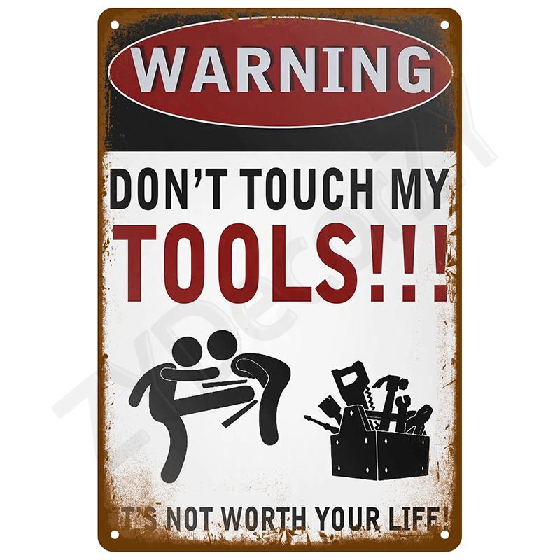 Metal Signs Vintage Metal Plates Posters Retro Wall Art Bar Accessories Mancave Tin Sign Room Luxury Home Decor Item Decorations