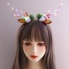 Make Up With Led Light Flower Branch Twig Women Hair Clip Korean Style Hair Clip Christmas Antlers Hairpin Hair Accessories
