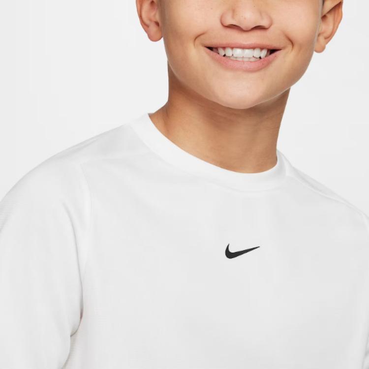 Nike Dri-Fit T-Shirt Multi Simple Pullover Comfortable Short Sleeve Kids Tops HJ3771-100