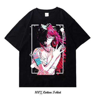Japanese For Men Women Manga Graphic Hip Hop Oversized Harajuku Tops Fashion Summer Cotton Funny Cool Tees