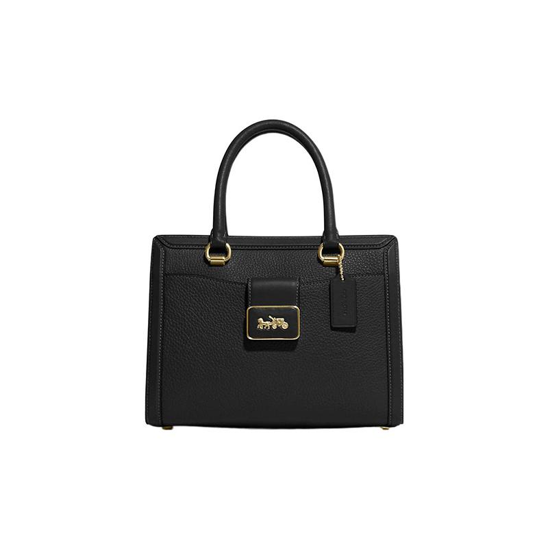 Coach Handbag Grace 24 Zipper Closure Detachable Shoulder Strap Cow Leather with Split Cow Leather Tote Bag Tote Bag Shopping Bag Shoulder Crossbody