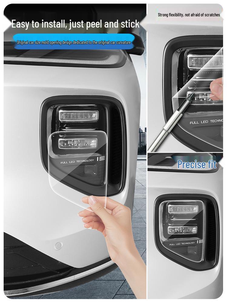 Geely Binyue L Car Headlight & B-Pillar Interior Protection Film (Fits 25 Models)