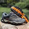 Four seasons leather outdoor shoes mesh breathable non-slip couple casual hiking shoes low-top hiking shoes wear-resistant off-road