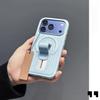 3D Corrugated Stripe Luggage Leather Holder Phone Case For IPhone 17 Pro Max 16 15 14 13 For Magsafe Anti-drop Protection Cover
