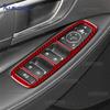 Carbon Fiber Window Control Panel Sticker for Hyundai Sonata 2024-2025 LHD RHD Interior Trim