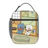 Linda Bolsa de Almuerzo Aislada de Anime Japonés para Mujeres Niños Portátil Cajas de Comida Termo Lonchera Bolso Tote