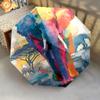 1 PC Automatic Folding Umbrella - Elephant Pattern, Portable & Foldable Design with 8 Ribs, Christmas Birthday Gifts