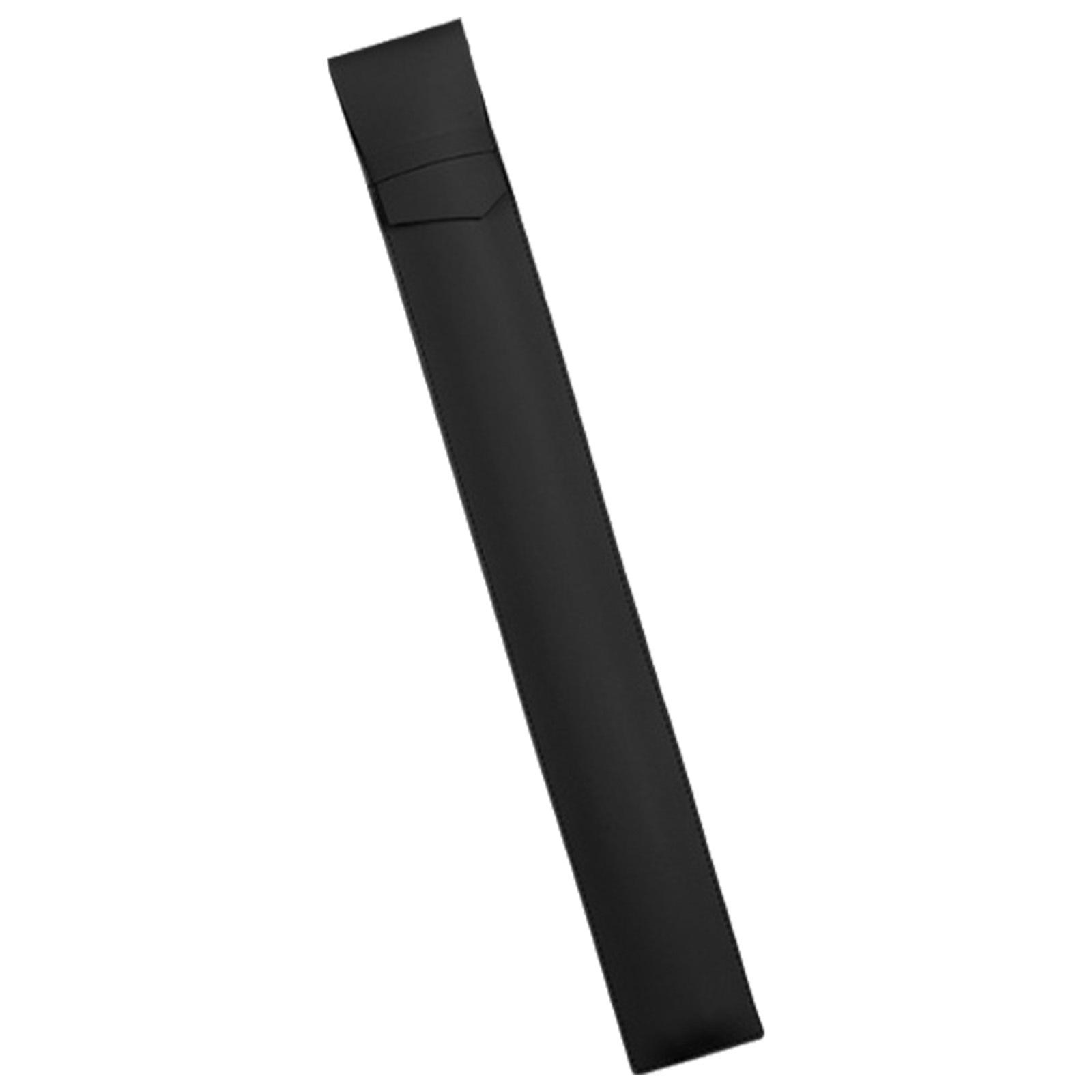 

1 шт. Портативный держатель для барабанных палочек из ПУ кожи - Чехол для хранения барабанных палочек, аксессуар для барабанщиков и музыкантов One Size чёрный