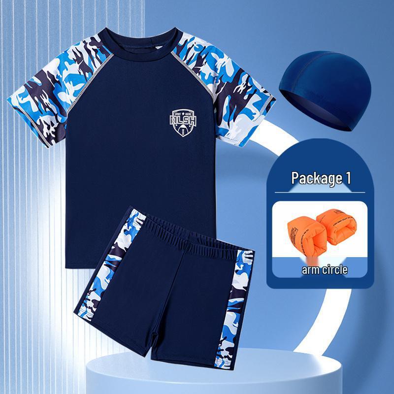 

Комплект купальников из двух частей для мальчиков-подростков - Плавки для обучения плаванию 3XL for 20-25 kg