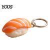 Sushi-Spielzeug mit Schlüsselring 3D-gedruckter Clicker Fidget-Spielzeug, Japanische Form Finger-Schlüsselanhänger Schlüsselanhänger, Tragbarer Stressabbau Push