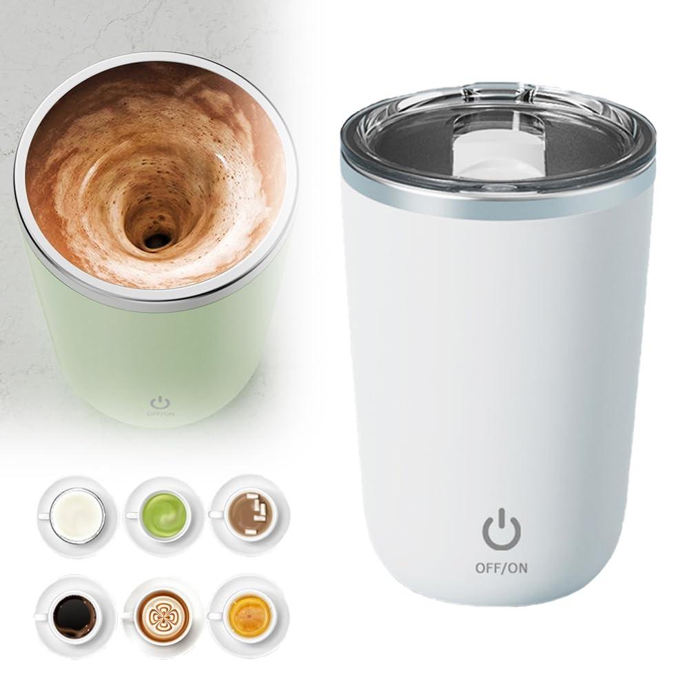 

Портативная электрическая магнитная чашка для помешивания кофе,молочного чая One Size белый