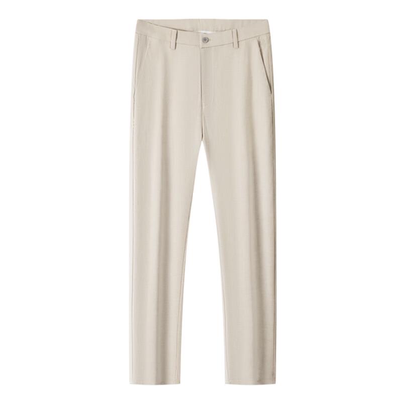 MONTAGUT Men's Breathable Linen-Blend Casual Trousers