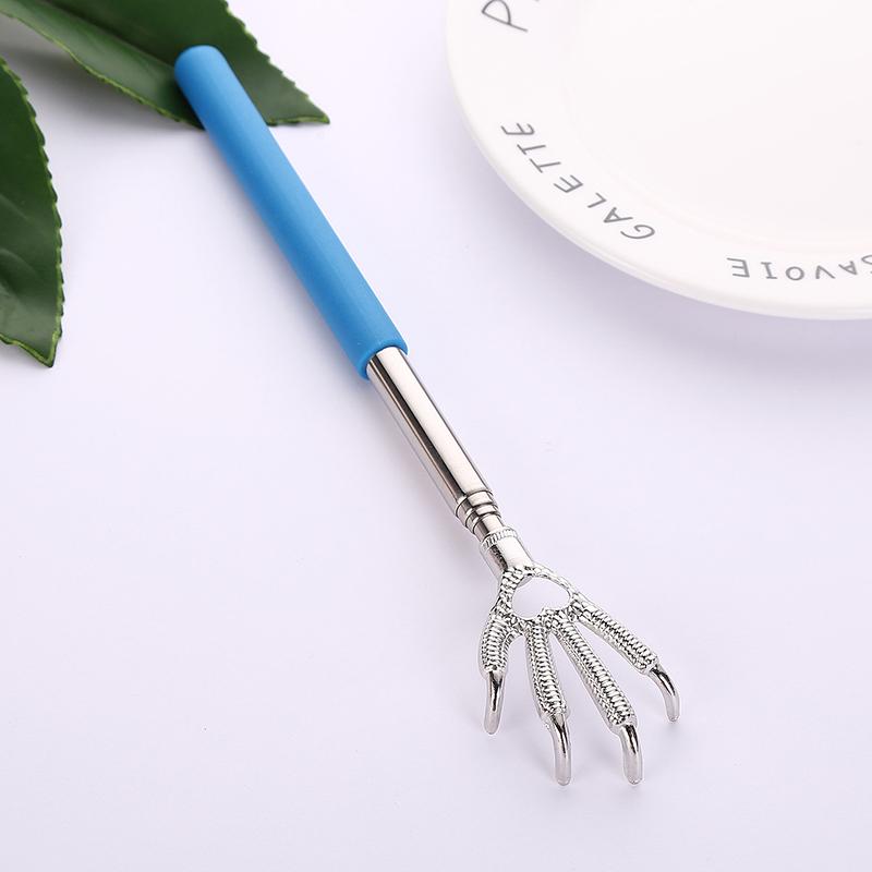 

Телескопическая чесалка для спины из нержавеющей стали, массажер для спины, чесалка для тела синий