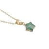 Fashion Gold Plated Stones Star Pendant Necklace Cute New Creativity Stone Charms Necklace Jewelry for Women Gift
