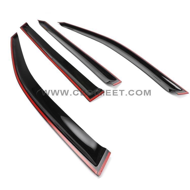 Compatible Toyota Highlander Acrylic Rain & Sun Visor, 15-Model Window Deflector Accessory