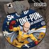 Onepunch Man Round Area Rug Carpet Rug For Living Room Bedroom Sofa Playroom Decor Nonslip Floor Mat