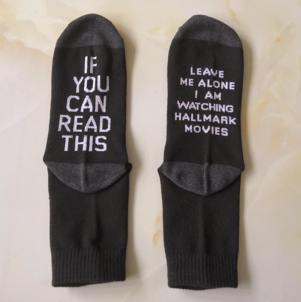 Christmas Sports Cotton Mid-Calf Socks