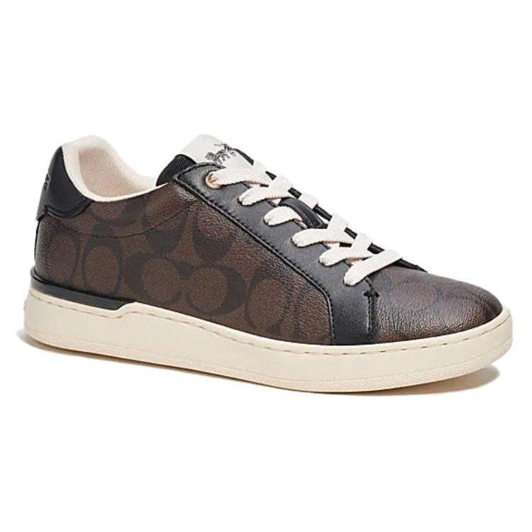 Coach Clip Low Top Skateboard Shoes Women's Black CK560-MABK