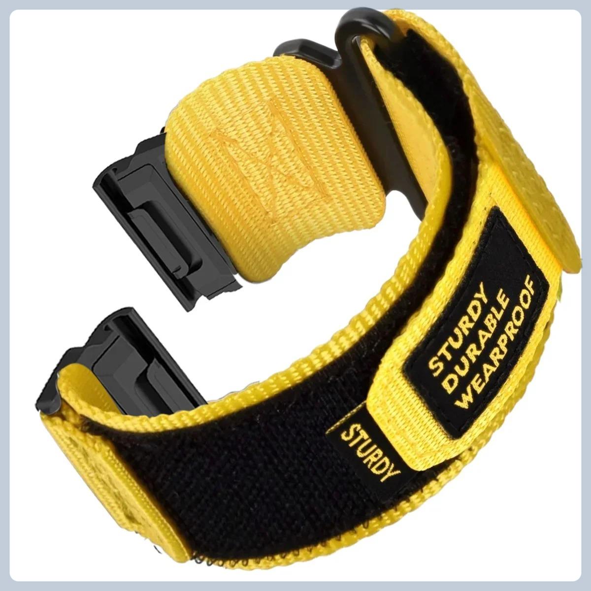 

Нейлоновый ремешок 22 мм 26 мм для Garmin Fenix 8 47 51 мм 7X 6 6X Pro 5 5XPlus 3 3HR QuickFit Браслет Смарт-часы Forerunner 945 925 Ремешок 22mm&S