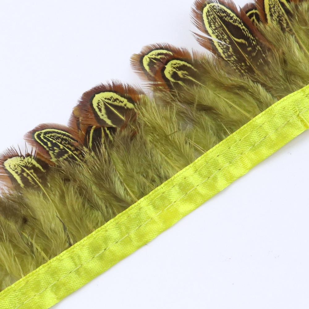 Wild Pheasant Cloth Dachang Cloth Stage Shooting Props Colored Pheasant Fur Cloth Cloth Clothing Skirt