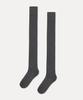 MIXXO See-Through Ribbed Knee-High Socks_Miaayg315A