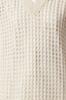 Women's Fashionable Stylish Hijab Sweater Gray Openwork Perforated Knitwear Sweater