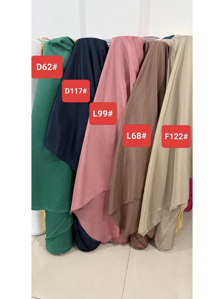 Polyester Pongee Solid Color Lining for Suits and Cashmere Coats