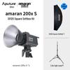 Aputure Amaran 200x S Bi-Color COB LED Video Light with Deep Parabolic Softbox Kit