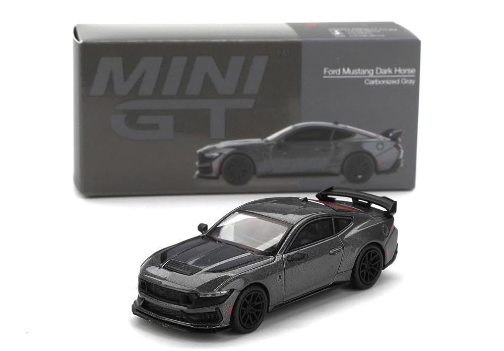 

Sunrich MINI GT Ford Mustang Dark Horse 2024 Carbonized Grey Finished Model 1/64 (Left-Hand Drive) MGT00957-L