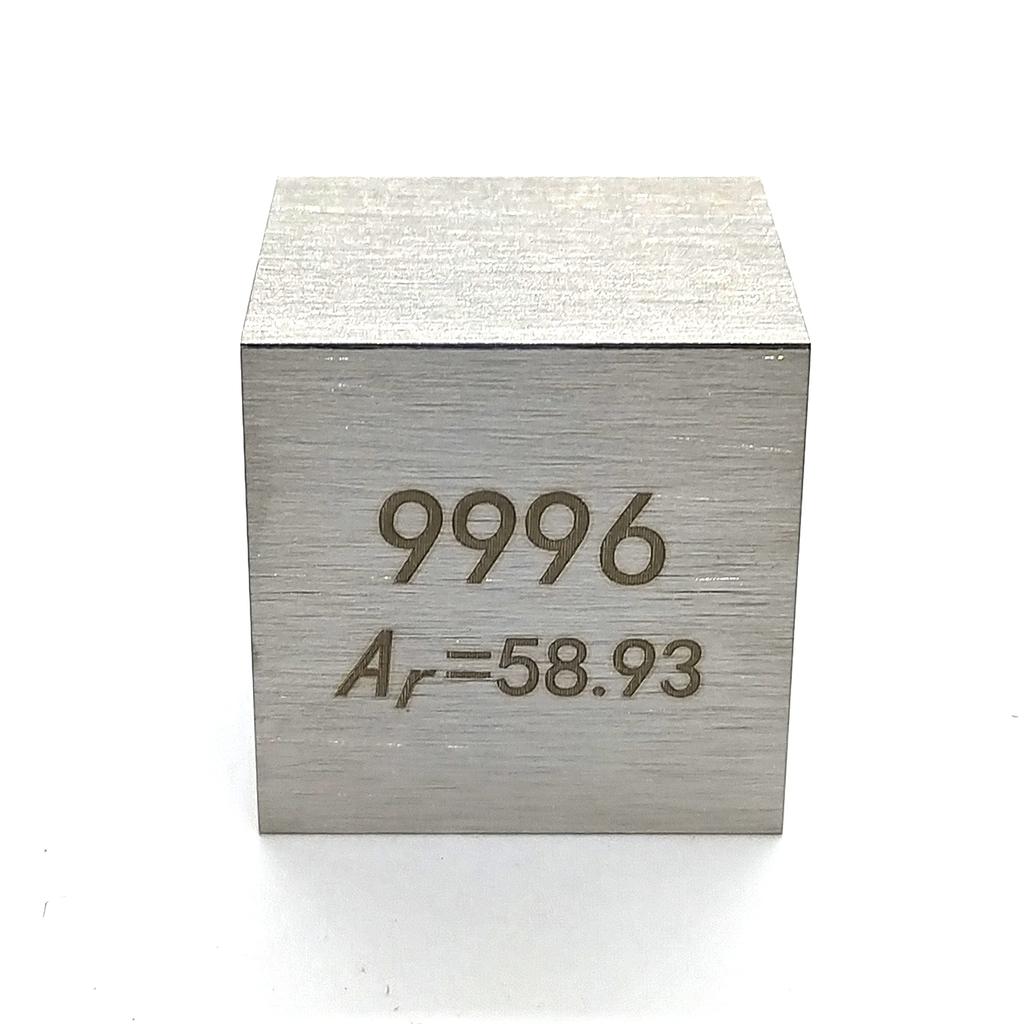 Elemental Cobalt Marking Normal Specimen (Co) (25mm Cube, A, Face)