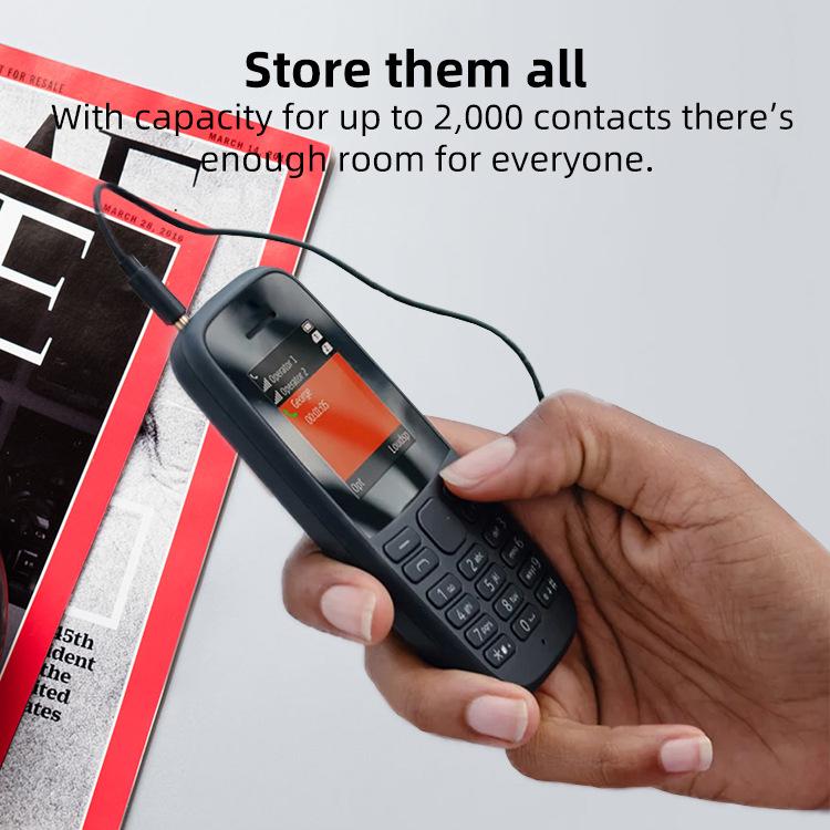 Dual SIM GSM Mobile Phone for Seniors and Students - 2G with Keypad.
