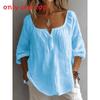 Casual Womens Vneck Long Sleeve T Shirt With Spliced Cotton Blend For Streetwear Style