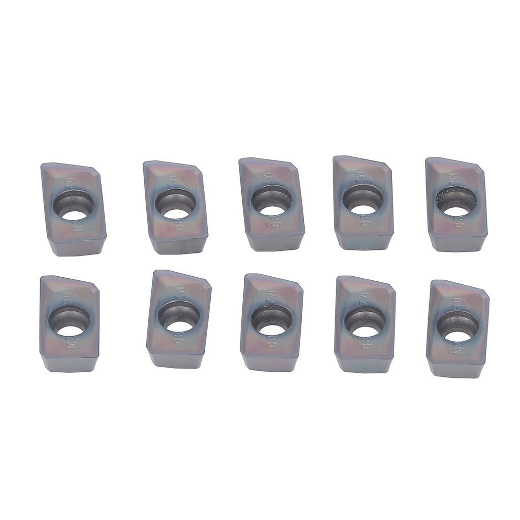 10 Pcs Woodworking Turning Insert Lathe Carbide Finishing Blades Coated CNC Milling Cutters