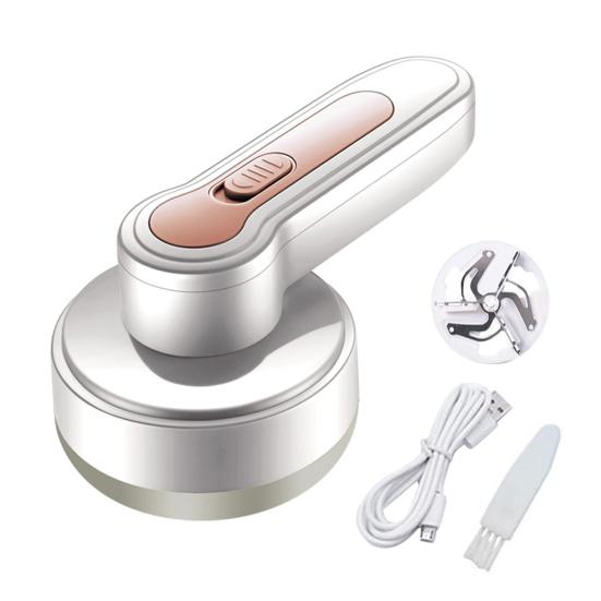 Yousheng Electric Fabric Shaver USB Rechargeable 3-Leaf Blades Sweater Defuzzer Cordless Clothes Lint Remover Portable Fuzz Pills Trimmer