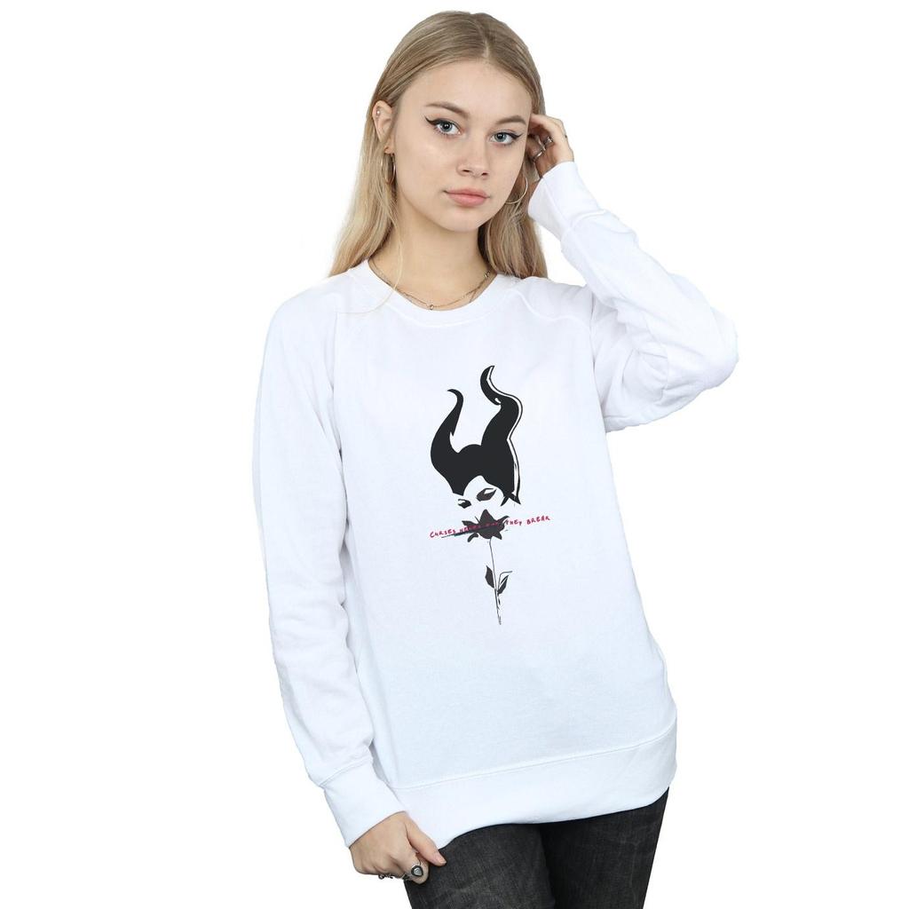Disney Womens/Ladies Maleficent Mistress Of Evil Curses Don´t Break Sweatshirt