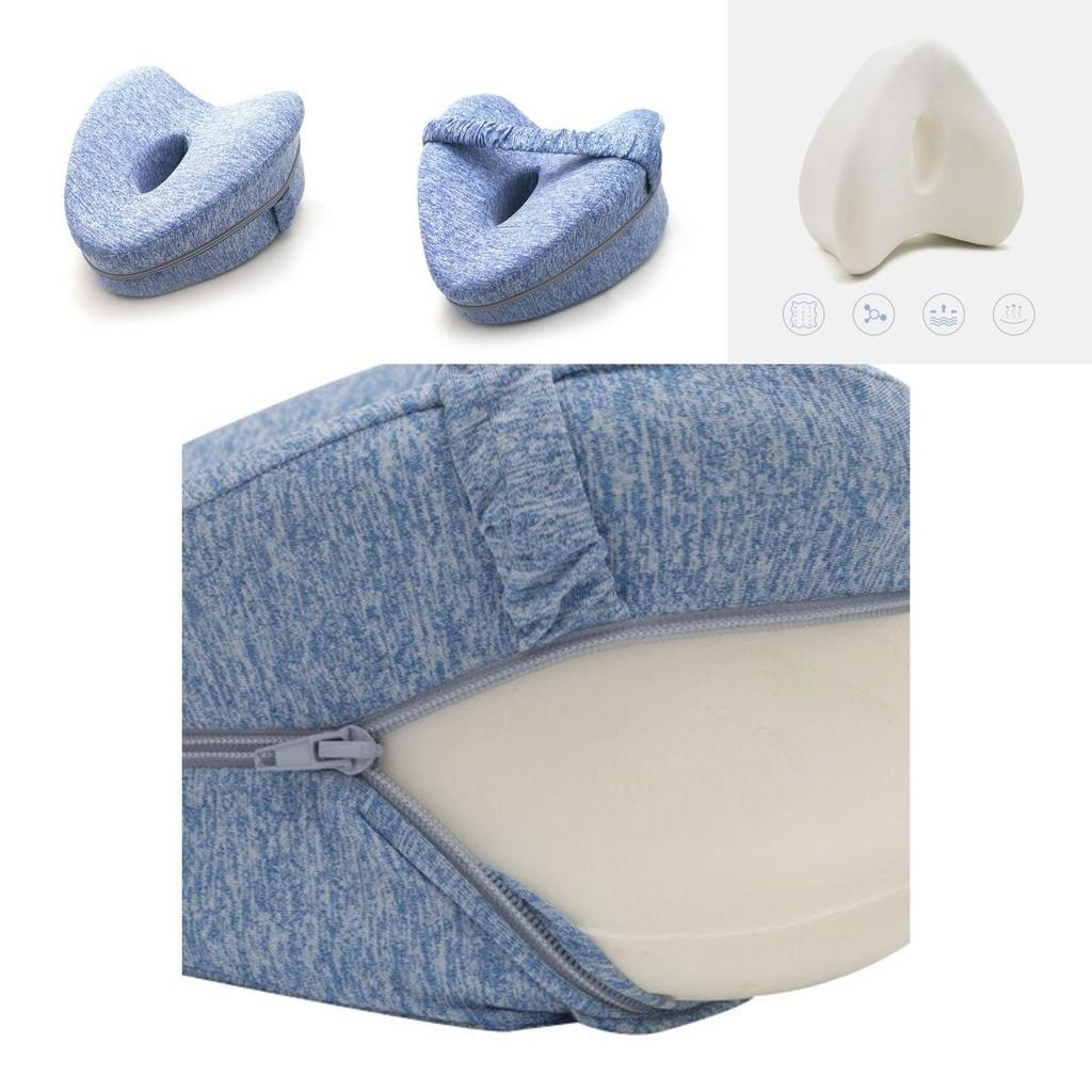 Cozy Heart-shaped Orthopedic Pillow With Memory Foam For Perfect Leg Positioning