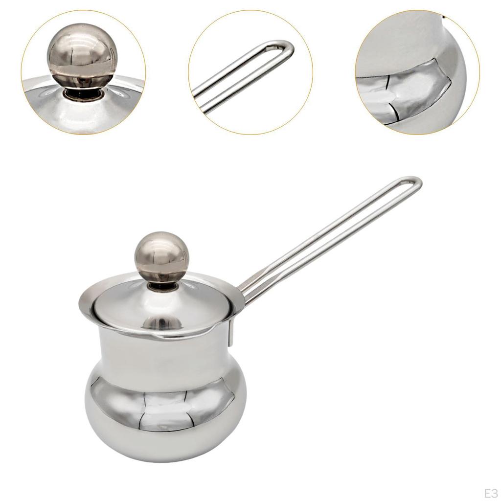 Cafetière Bouilloire Faire du Thé Polyvalente Prise Confortable Moussage de Lait avec Bec Théière