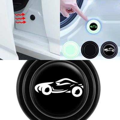 4pcs Car Door Shock Absorbing Gasket Anti-collision for Tesla Model 3 Model X Y Style Roadster