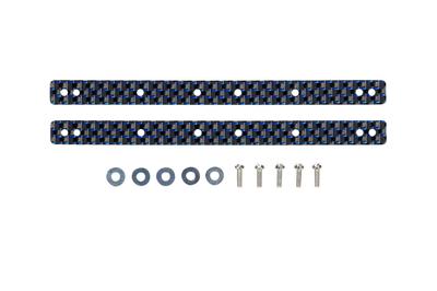 Tamiya Mini 4WD Limited Series Carbon Multi Reinforcement Plate for Roller Blue 95007 13/19 (2mm Lam)